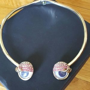 NWT Betsey Johnson Rare Pink Googly Eye Necklace